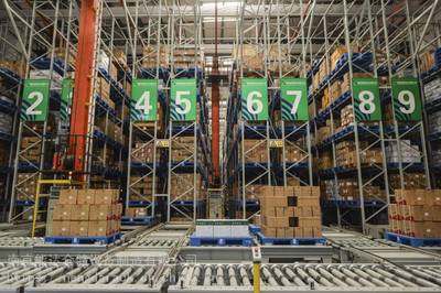 能達(dá)倉(cāng)儲(chǔ) 重型立體倉(cāng)庫(kù)貨架解決方案，15米庫(kù)房立庫(kù)高位貨架實(shí)現(xiàn)數(shù)萬貨位密集存儲(chǔ)